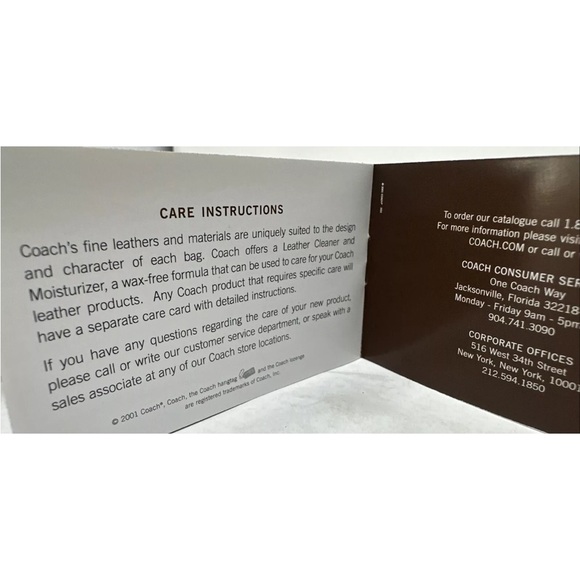 NWT-Vintage Coach Factory Pouch Leather Bag - Picture 7 of 8